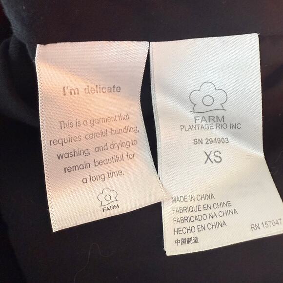 Farm Rio Womens Crazy Mix Velvet Jungle Safari Plunge Neckline Mini Dress XS - Picture 9 of 10